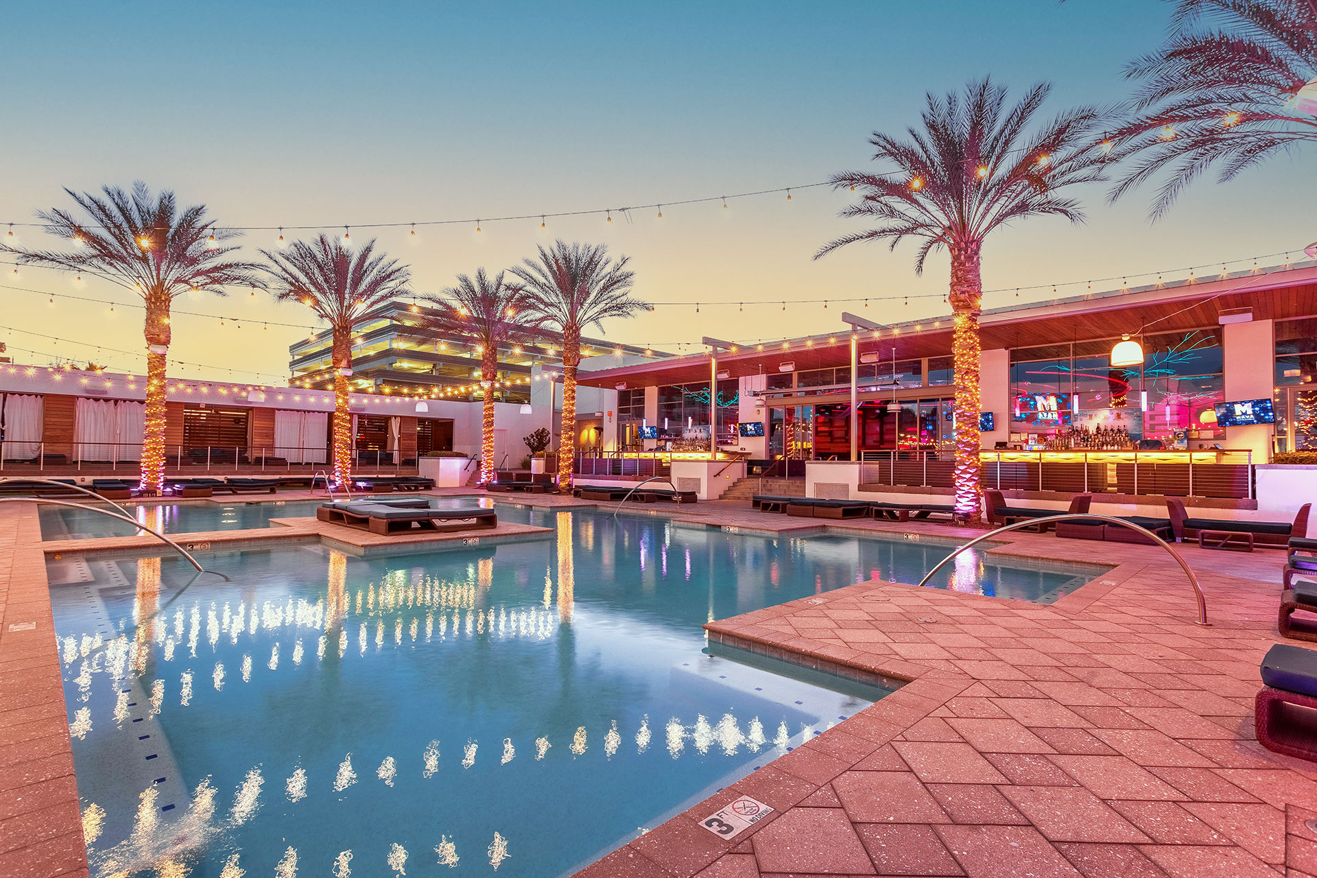 Scottsdale's Biggest Pool Party - Bar Games & Swimming Pool Party – Club  House at Maya Scottsdale AZ